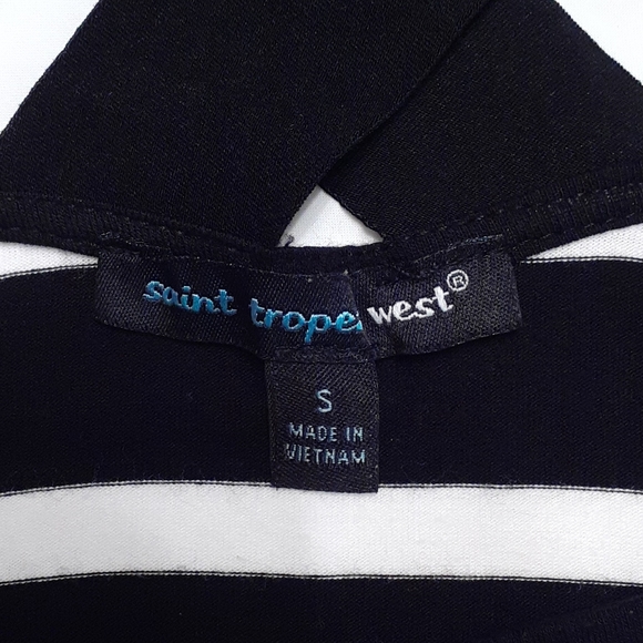 🌶 Saint Tropez West, Small, Black and While dress - Picture 5 of 7